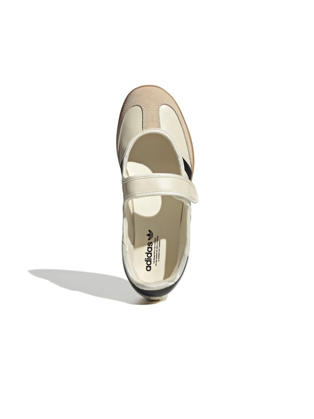 adidas Samba Mary Jane Off-White and Black Sneakers - Picture 5 of 7